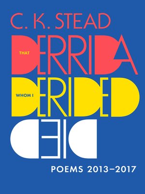 cover image of That Derrida Whom I Derided Died